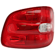 Driver Side Tail Light, without Bulb, Halogen, Clear and Red Lens, Flareside