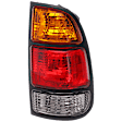Passenger Side Tail Light, with Bulb, Halogen, with Socket and Wiring, Fleetside (Standard Bed), Standard Cab Pickup (Regular Cab)/ Extended Cab Pickup (Access Cab)