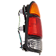 2002 Toyota Tundra Base - Driver Side Halogen Tail Light, With bulb(s),  (Standard Bed), 2-Door,  (Regular Cab), OE Replacement, Standard Cab Pickup, Fleetside