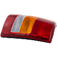 2000 Jeep Grand Cherokee - Driver Side Halogen Tail Light, Without bulb(s), OE Replacement