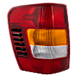 2000 Jeep Grand Cherokee - Driver Side Halogen Tail Light, Without bulb(s), OE Replacement