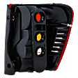2000 Jeep Grand Cherokee - Driver Side Halogen Tail Light, Without bulb(s), OE Replacement