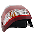 Passenger Side Tail Light, with Bulb, Halogen, Clear and Red Lens, R5 Series, Production Date From December 1998