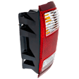 Passenger Side Tail Light, with Bulb, Halogen, Clear and Red Lens, R5 Series, Production Date From December 1998