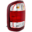 Driver Side Tail Light, with Bulb, Halogen, Clear and Red Lens, R5 Series, Production Date From December 1998