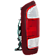 Driver Side Tail Light, with Bulb, Halogen, Clear and Red Lens, R5 Series, Production Date From December 1998