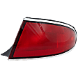 Passenger Side Tail Light, without Bulb, Halogen, Red Lens, 6 Cyl., 3.1L Engine