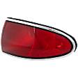 Passenger Side Tail Light, without Bulb, Halogen, Red Lens, 6 Cyl., 3.1L Engine