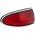 2002 Buick Century - Driver Side Halogen Tail Light, Without bulb(s), OE Replacement