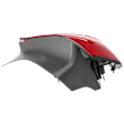 Driver Side Tail Light, without Bulb, Halogen, Red Lens, Dual Bulb Type, With Black Molding, 8 Cyl., 4.6L Engine, CAPA Certified
