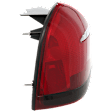 Passenger Side Tail Light, without Bulb, Halogen, Clear and Red Lens, 8 Cyl., 4.6L Engine
