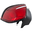 Passenger Side Tail Light, without Bulb, Halogen, Clear and Red Lens, 8 Cyl., 4.6L Engine