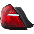 Driver Side Tail Light, without Bulb, Halogen, Clear and Red Lens, 8 Cyl., 4.6L Engine