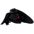 Driver Side Tail Light, without Bulb, Halogen, Clear and Red Lens, Sedan