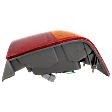 Passenger Side Tail Light, with Bulb, Halogen, Amber and Red Lens, Japan/USA (FKI and NAL Brand) Built