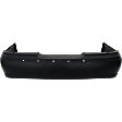 Rear Primed Bumper Cover, 8 Cyl., 4.6L Engine, With Molding Holes, Without Parking Aid Sensor Holes