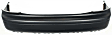 Rear Primed Bumper Cover, Without Parking Aid Sensor Holes, Except Wagon