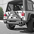 1982 Jeep CJ7 - Spare Tire Carrier, Add On For Xtreme Heavy Duty Rear Bumper