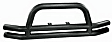1995 Jeep Wrangler - Front Bumper, With Riser, Powdercoated Textured Black