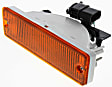 Front, Driver Side Turn Signal Light, With bulb(s)