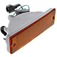 Front, Driver Side Turn Signal Light, With bulb(s)
