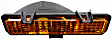 Front, Passenger Side Turn Signal Light, Without bulb(s)