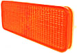 Turn Signal Lens - Driver or Passenger Side, Amber, Plastic, Direct Fit, Sold individually