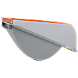 Front, Passenger Side Turn Signal Light, Without bulb(s)