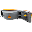 Front, Passenger Side Turn Signal Light, Without bulb(s)