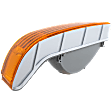 Front, Passenger Side Turn Signal Light, Without bulb(s)