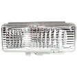 Front, Passenger Side Turn Signal Light, Without bulb(s)