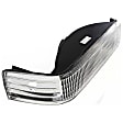 Front, Passenger Side Turn Signal Light, Without bulb(s)
