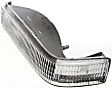 Front, Driver Side Turn Signal Light, Without bulb(s)
