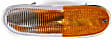 Front, Driver Side Turn Signal Light, Without bulb(s)