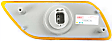 2005 Ford Focus ZX4 - Front, Driver Side Side Marker, With bulb(s), For Models Without Appearance Package and HID Headlamps