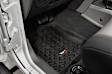 12920.01 Front Row All Terrain Series Molded Floor Liner, Black Made of Thermoplastic