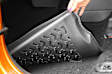 12920.01 Front Row All Terrain Series Molded Floor Liner, Black Made of Thermoplastic