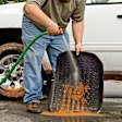 12920.01 Front Row All Terrain Series Molded Floor Liner, Black Made of Thermoplastic