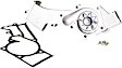 131-2234 Water Pump, 3.3L, 6Cyl, Beck Arnley OE Replacement