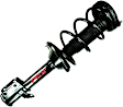 1331772L Rear, Driver Side Fully Loaded Strut, AWD, FCS OE Replacement