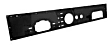 1978 Jeep CJ5 - Dash Panel - Black Powdercoated, Stainless Steel, Direct Fit