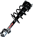 1333319R Front, Passenger Side Fully Loaded Strut, FCS OE Replacement