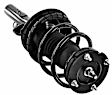 1335589L Front, Driver Side Fully Loaded Strut, FWD, FCS OE Replacement