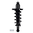1355016L Rear, Driver Side Fully Loaded Strut, OE Replacement Series