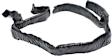 1976 Jeep CJ5 - Roll Bar Padding - Black, Fabric, Direct Fit, Kit