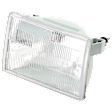 Passenger Side Headlight, with Bulb, Halogen, Clear Lens