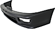 Front Primed Bumper Cover, With Fog Light Holes, Without Parking Aid Sensor Holes, With turn signal light holes