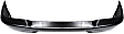 Front Bumper, Painted Black, Without Mounting Brackets