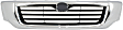 Grille Assembly, Chrome Shell with Painted Black Insert