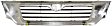 Grille Assembly, Chrome Shell with Painted Black Insert
